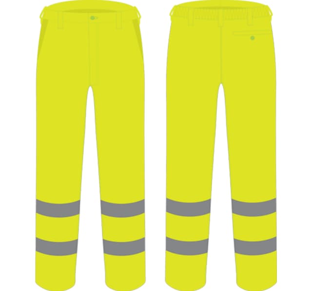 Hi Vis Yellow Trouser - HVT-235-Yellow